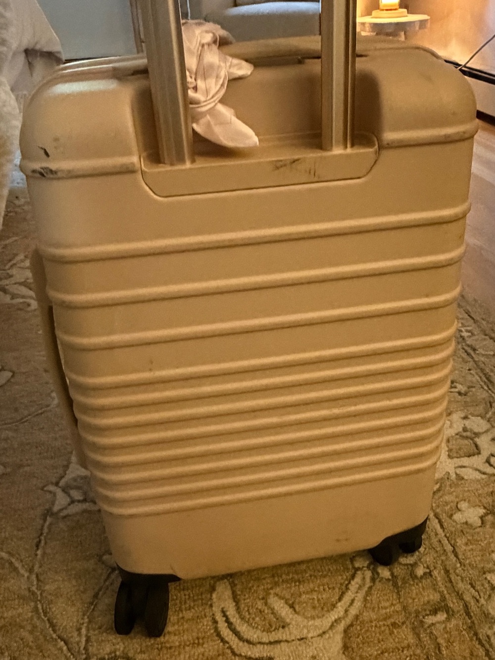BEIS Gold Hard-Shell Carry-On Luggage -